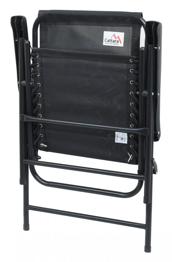Chaise de jardin pliante TERST noire