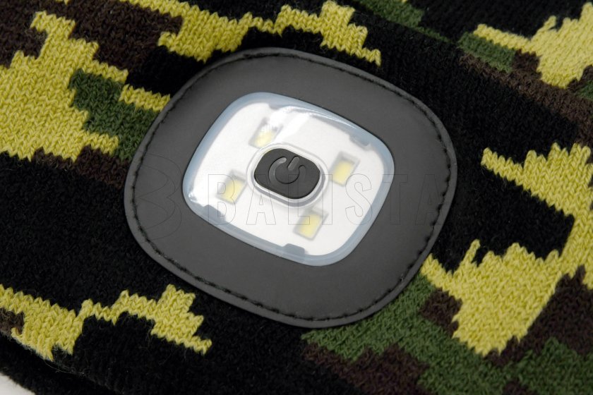 Casquette ARMY avec lampe LED, rechargeable USB