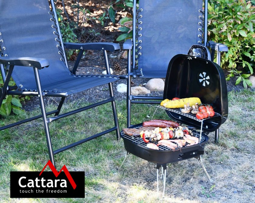 Houtskoolgrill CROTONE opvouwbaar