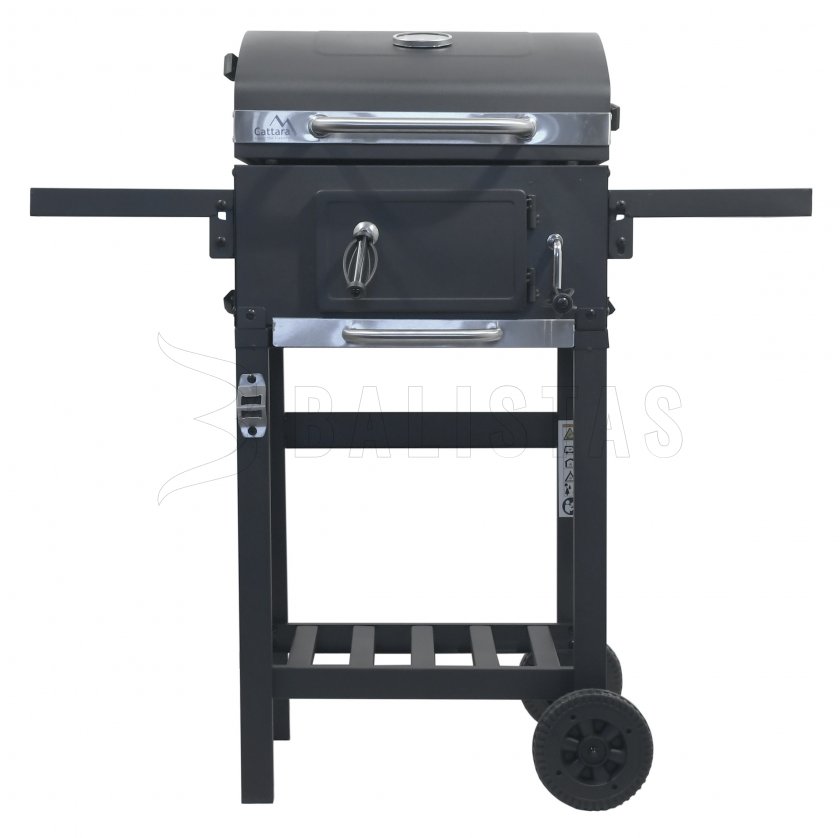 Gril au charbon de bois ROYAL PARTNER grille en fonte