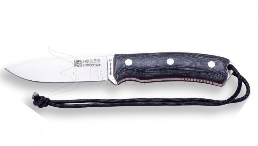 Couteau Joker Bushcrafter CM120-P avec pierre à feu