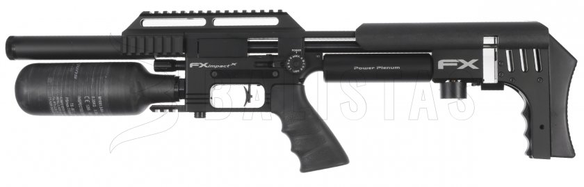 Luchtgeweer FX Impact MKII Compact, Power Plenum, black 6,35mm