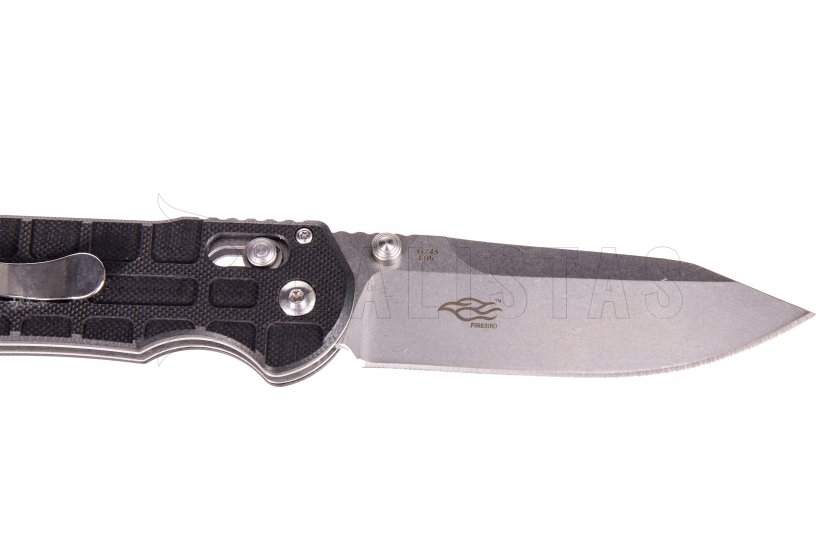 Vouwmes Ganzo G7452P zwart met fluitje