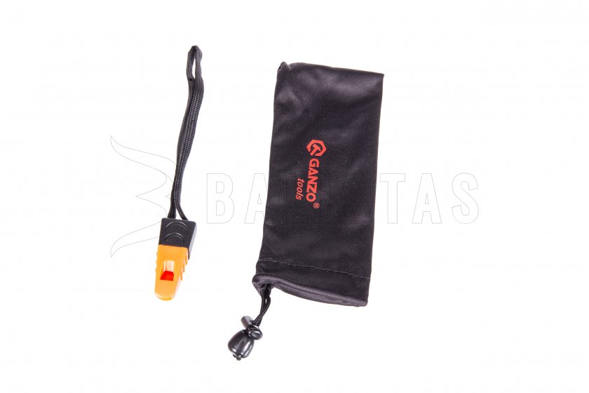 Couteau pliant Ganzo G7453P orange avec sifflet