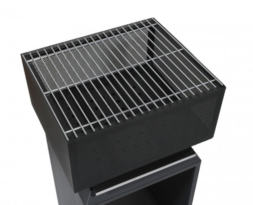 Brasero CUBE avec grille 74cm