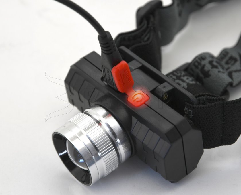 Lampe frontale Cattara SCORPION 90lm XPE ZOOM rechargeable