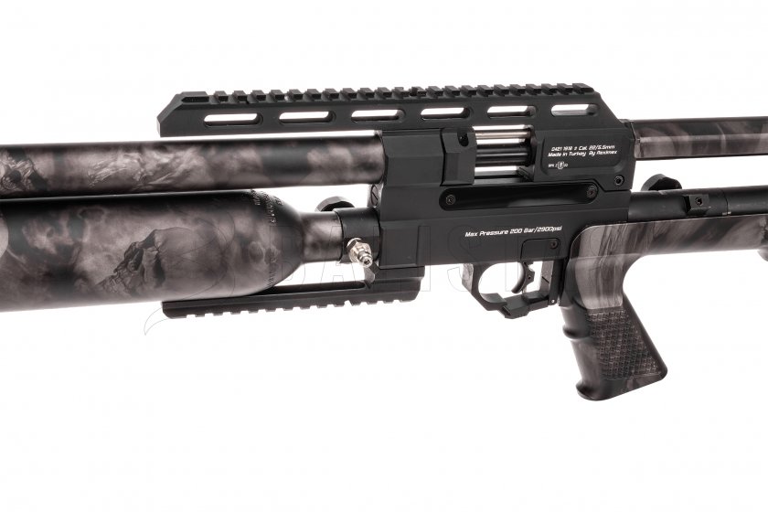 Carabine à air comprimé Reximex Throne Skull Camo 6,35mm