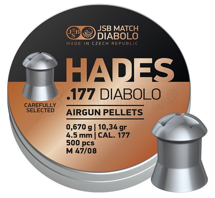 Diabolo JSB Hades 4,5mm 500 pcs