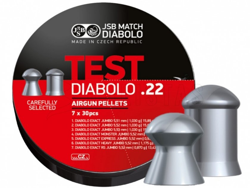 Diabolo JSB Exact Jumbo Test 5,5mm