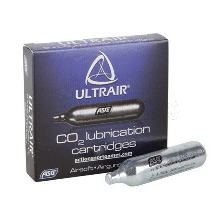 CO2 cartridge 12g olie ASG 1st