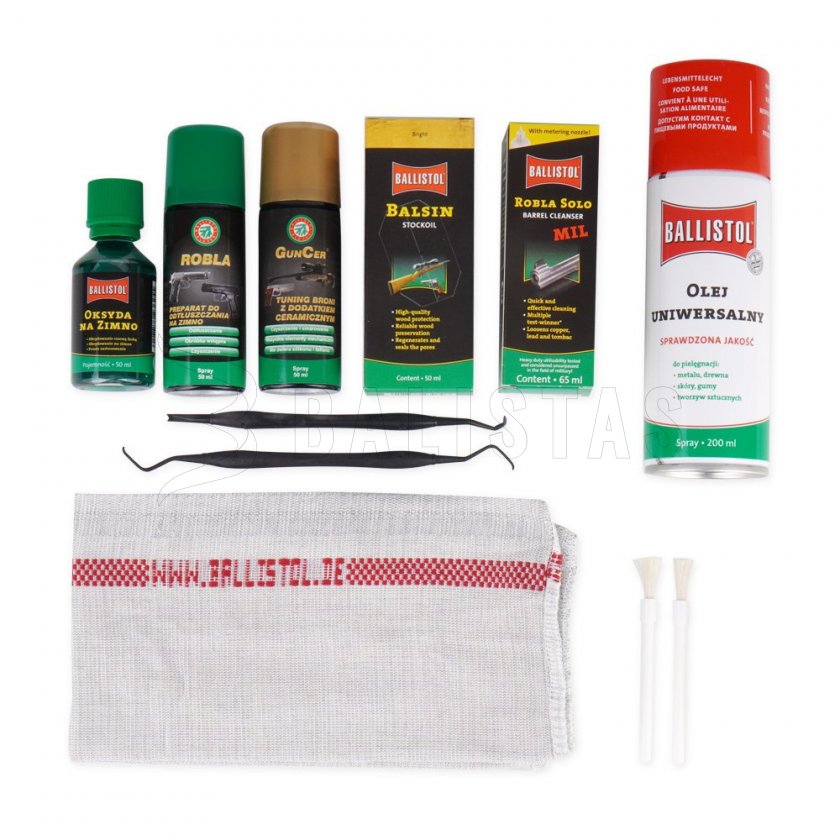 Kit d’entretien pour armes Ballistol