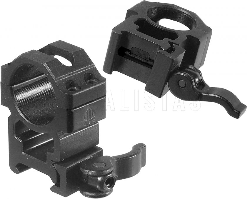 Montage UTG Max Strength QD Lock 25,4mm/22mm hoog