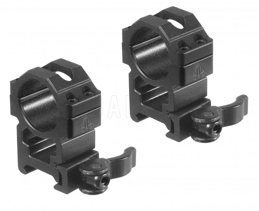 Montage UTG Max Strength QD Lock 25,4mm/22mm hoog