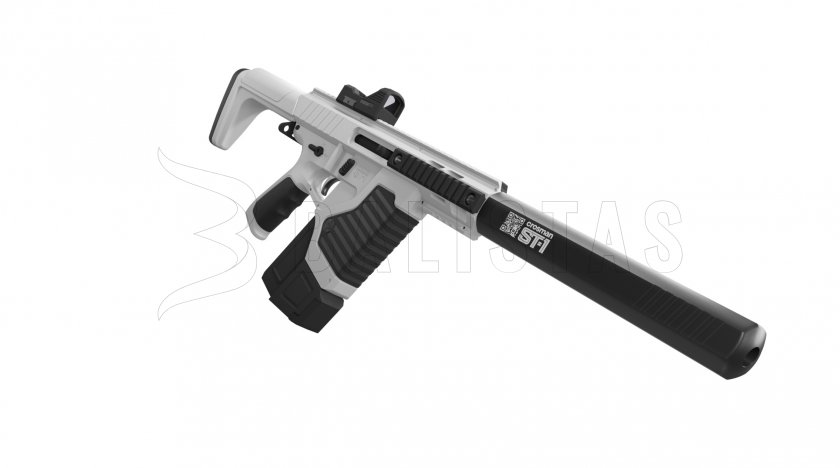 Luchtbuks Crosman ST1 Full Auto 4,5mm met red dot-sight