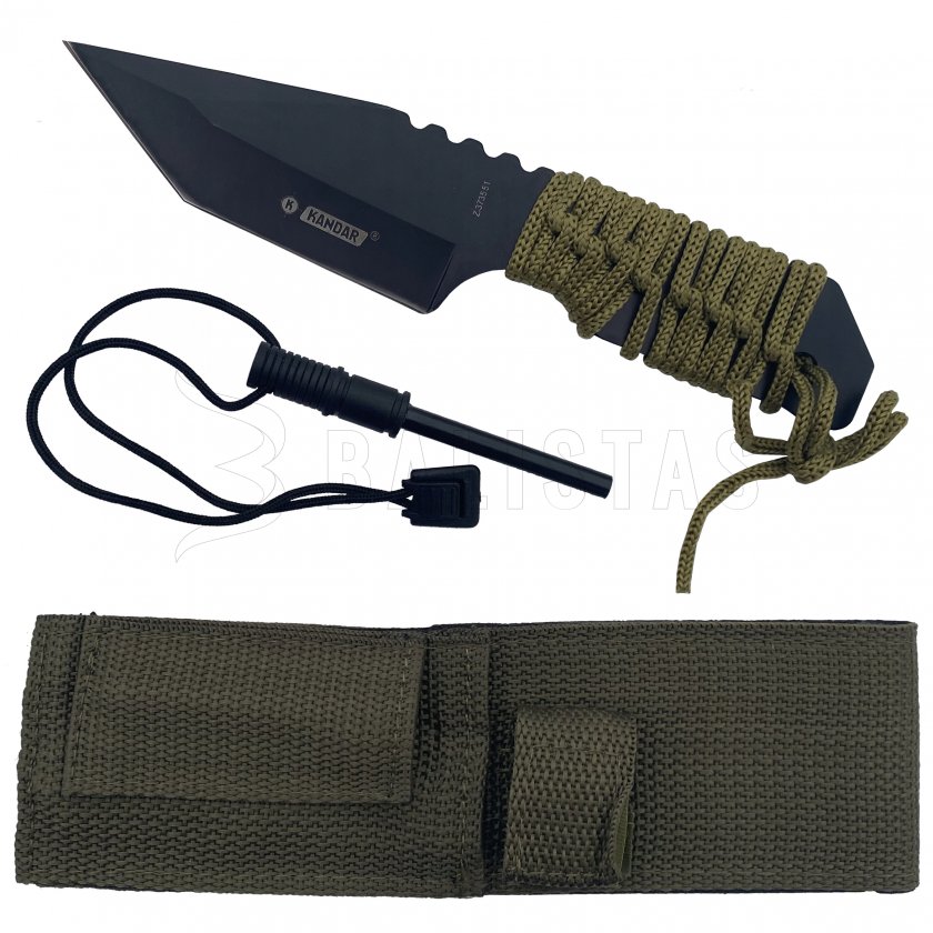 Survival mes Kandar Tanto met vuurstarter N125
