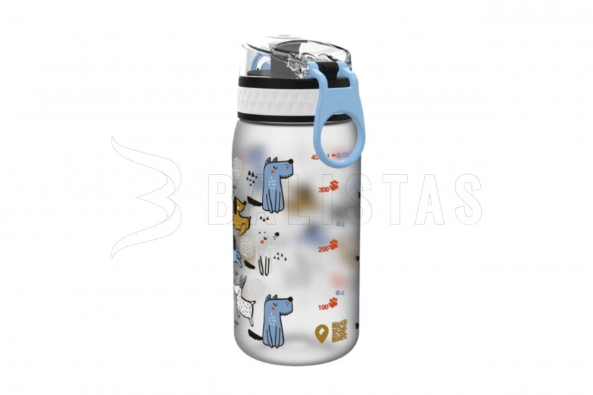 Fles ION8 Leak Proof 400ml Grijs met Honden