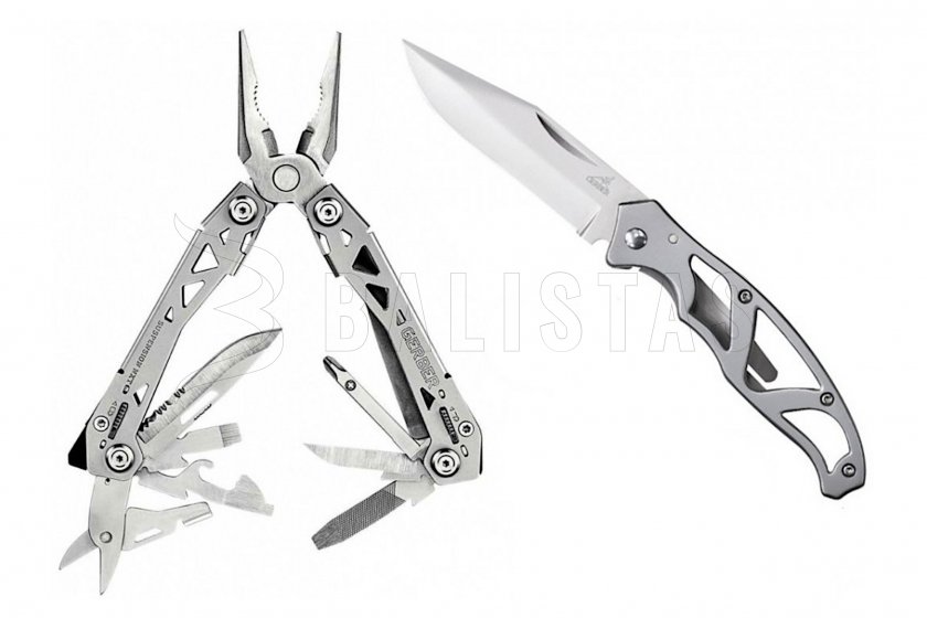 Set Tang Gerber Suspension-NXT + Mes Mini Paraframe, Geschenkdoos