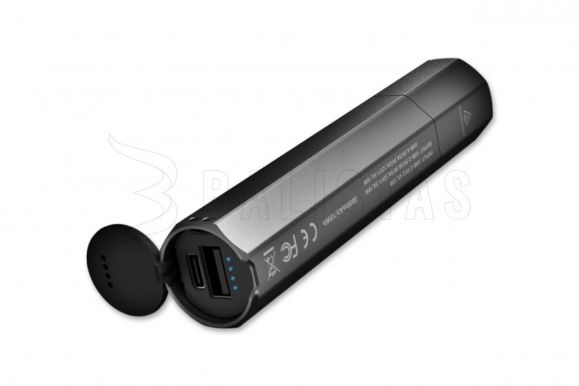 Lampe avec Powerbank Fenix E-CP Noir