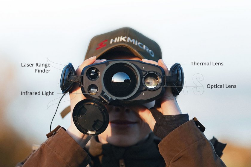 Jumelles LRF thermiques fusion Hikmicro RAPTOR RH50L