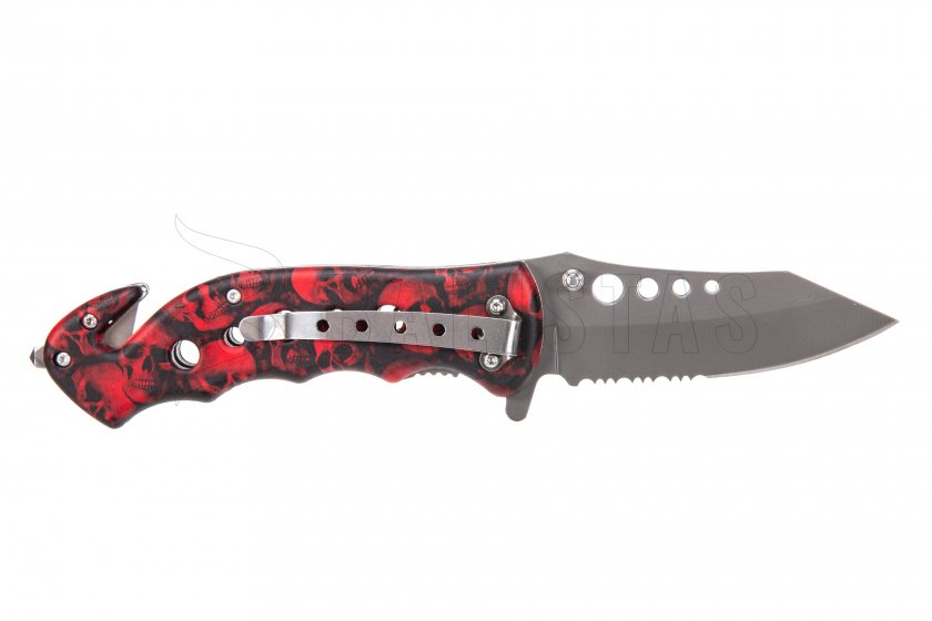 Mes Kandar N481 red skull