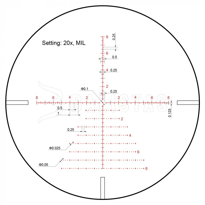 Richtkijker Vector Optics Continental x6 5-30X56 Tactical SFP ARI VCT-20A MRAD