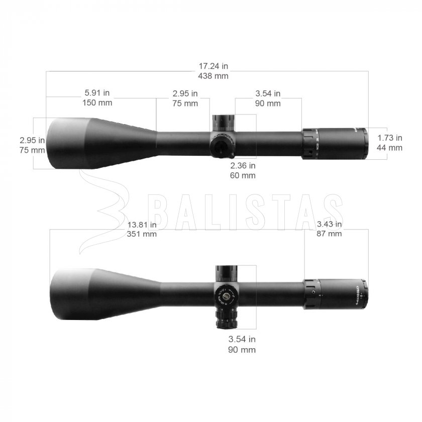 Richtkijker Vector Optics Zalem 4-48x65 ED SFP BDC MOA