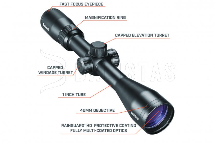 Richtkijker Bushnell Legend 3-9x40mm SFP Multi-X Illuminated MOA