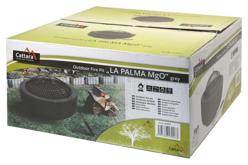 Brasero LA PALMA gris MgO
