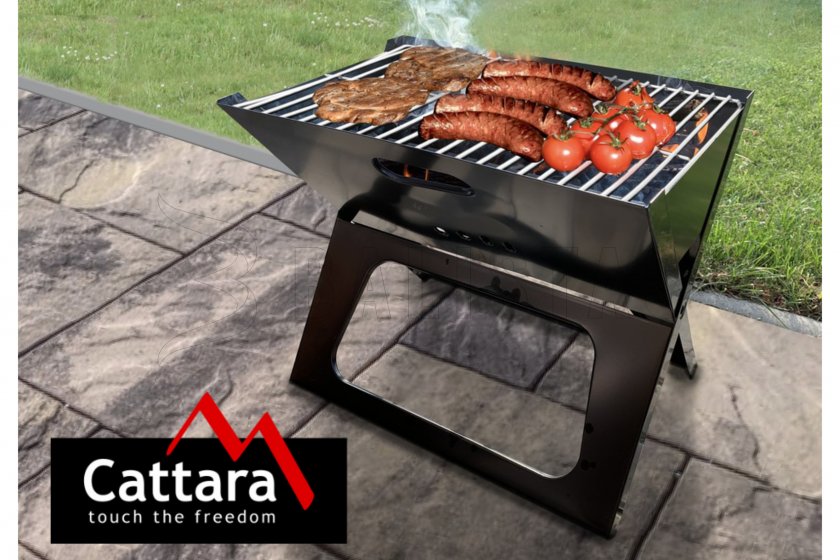 Houtskoolgrill opvouwbaar Piran 28x43cm