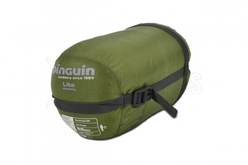 Sac de couchage Pinguin Lite Mummy CCS Droit Vert