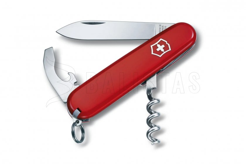 Multifunctioneel zakmes Victorinox Waiter rood