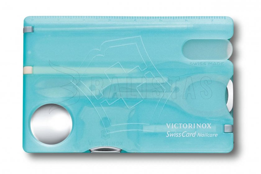 Carte Victorinox Swiss Card Nailcare bleue