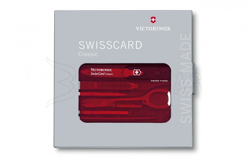 Carte Victorinox Swiss Card Classic Rouge