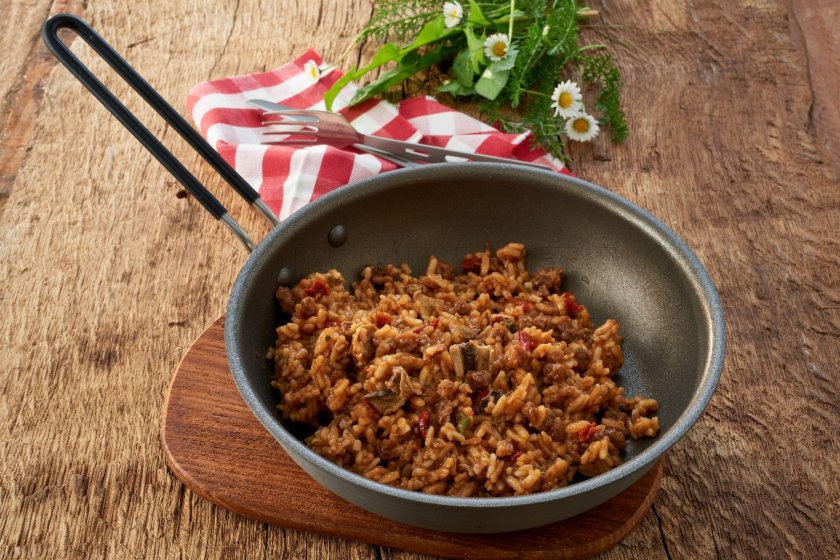 Mélange de bœuf sélectionné Stroganoff avec riz Trek'n Eat