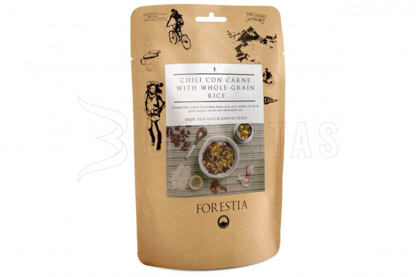 Chili con Carne avec riz complet 350g Forestia