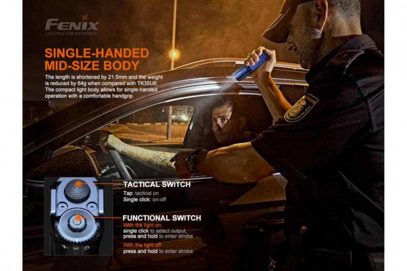 LED zaklamp Fenix TK35 UE V2.0