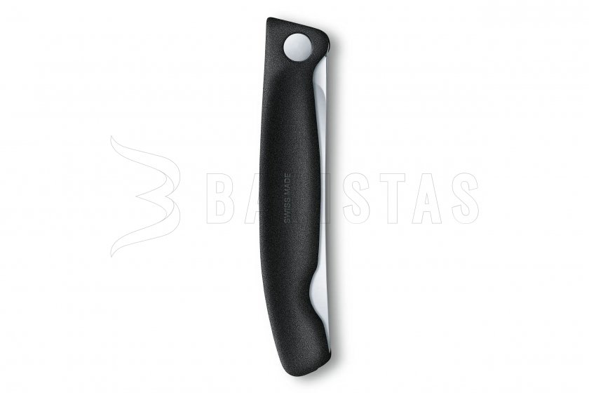 Couteau pliant à légumes Victorinox lame ondulée Noir