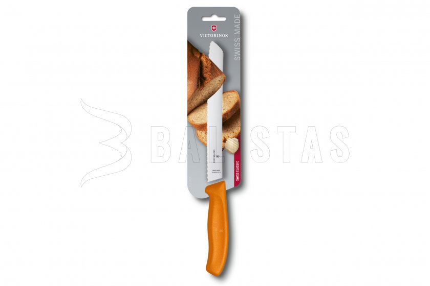 Couteau à pain Victorinox 21cm orange