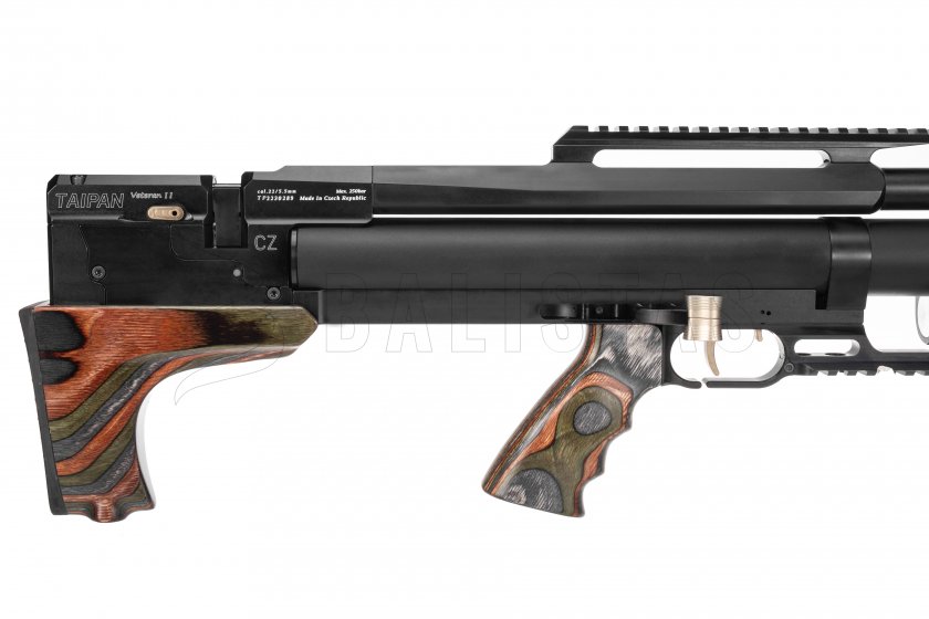 Luchtbuks Taipan Veteran II TAC 550mm 6,35mm Laminate Forest (2024)