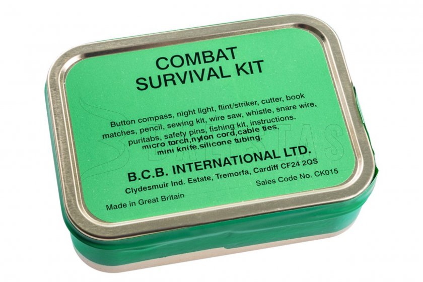 Boîte de dernier secours Combat Survival Kit, BCB