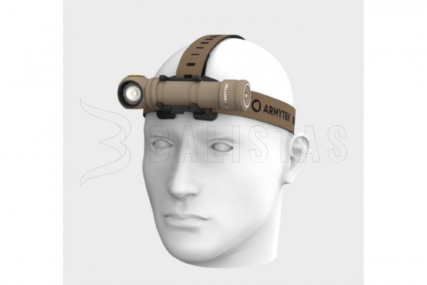 Lampe frontale Armytek Wizard C2 Pro lumière froide Sable