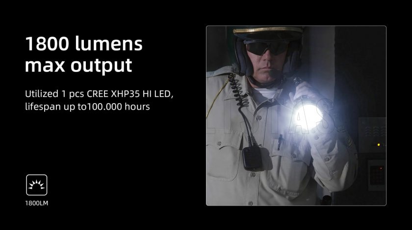 Lampe Wuben H8 set