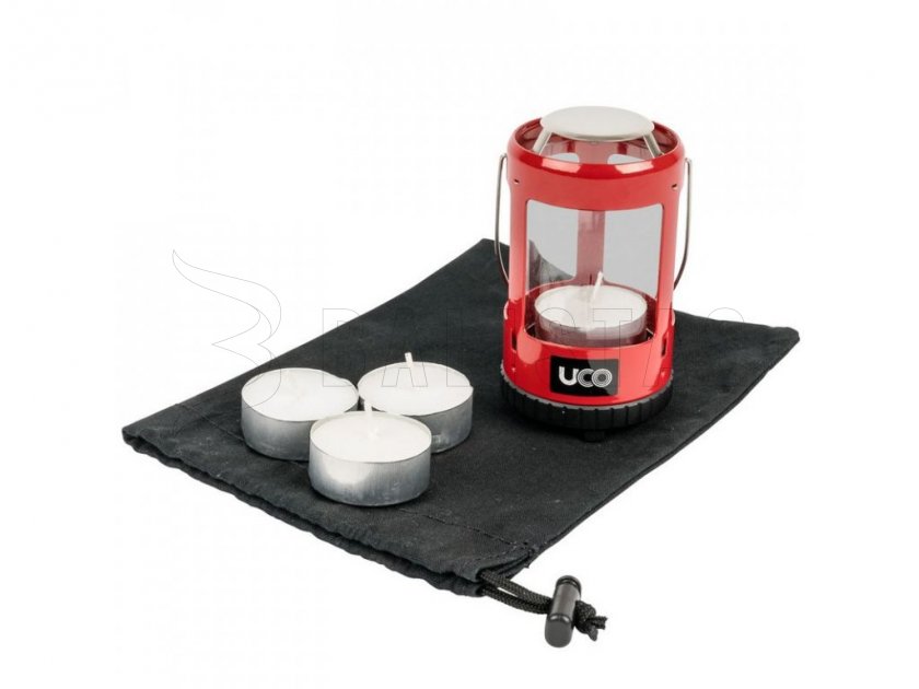 Lantaarn voor theelichten UCO Mini Set rood