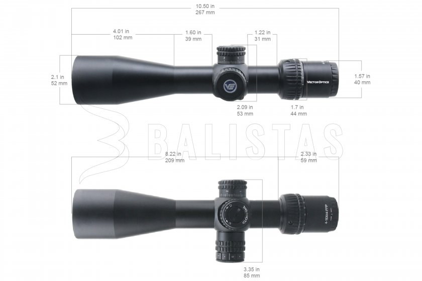 Richtkijker Vector Optics Veyron 4-16x44 IR FFP Compact