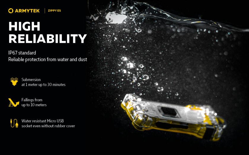 Sleutelhanger Armytek Zippy ES Red
