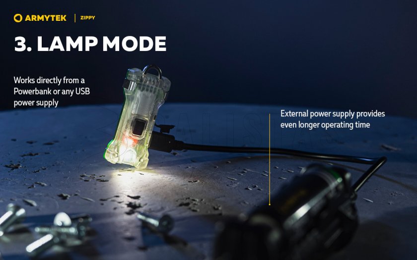 Sleutelhanger Armytek Zippy Red