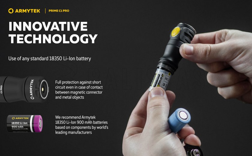 Lampe Armytek Prime C1 Pro lumière froide