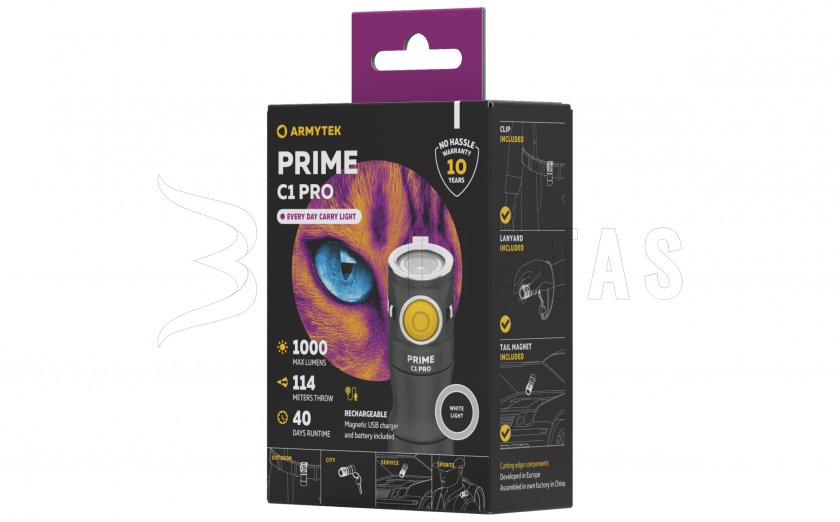 Lampe Armytek Prime C1 Pro lumière froide