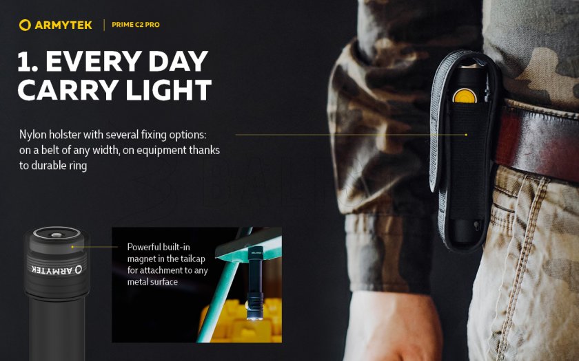 Zaklamp Armytek Prime C2 Pro v4 Warm Light