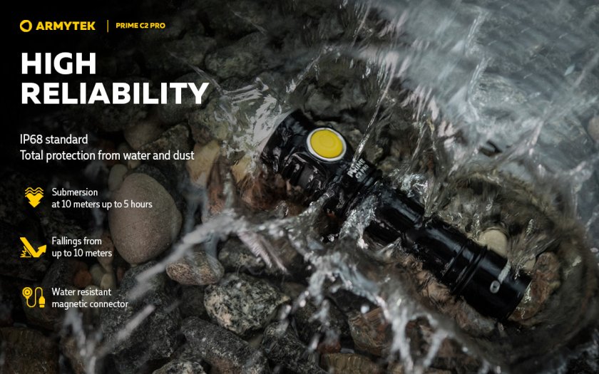 Zaklamp Armytek Prime C2 Pro v4 Warm Light